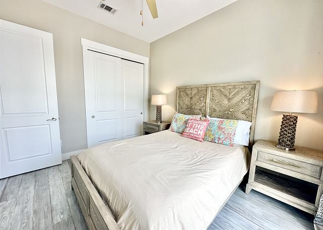 The Sound Room queen bedroom
